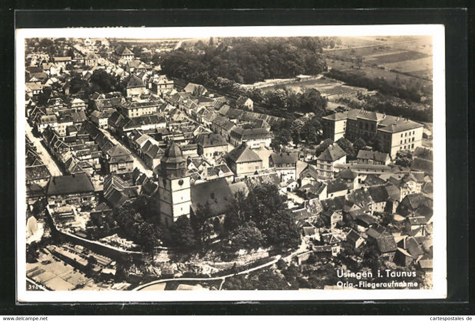 AK Usingen / Taunus, Panorama, Orig. Fliegeraufnahme - Usingen