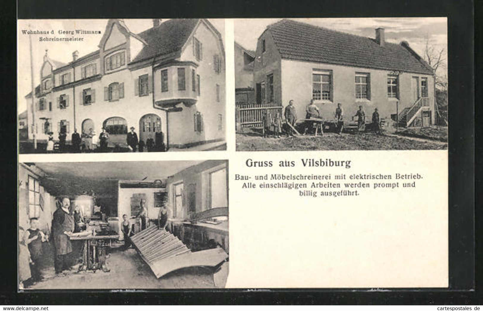 AK Vilsbiburg, Wohnhaus Des Georg Wittmann, Schreinermeister - Vilsbiburg