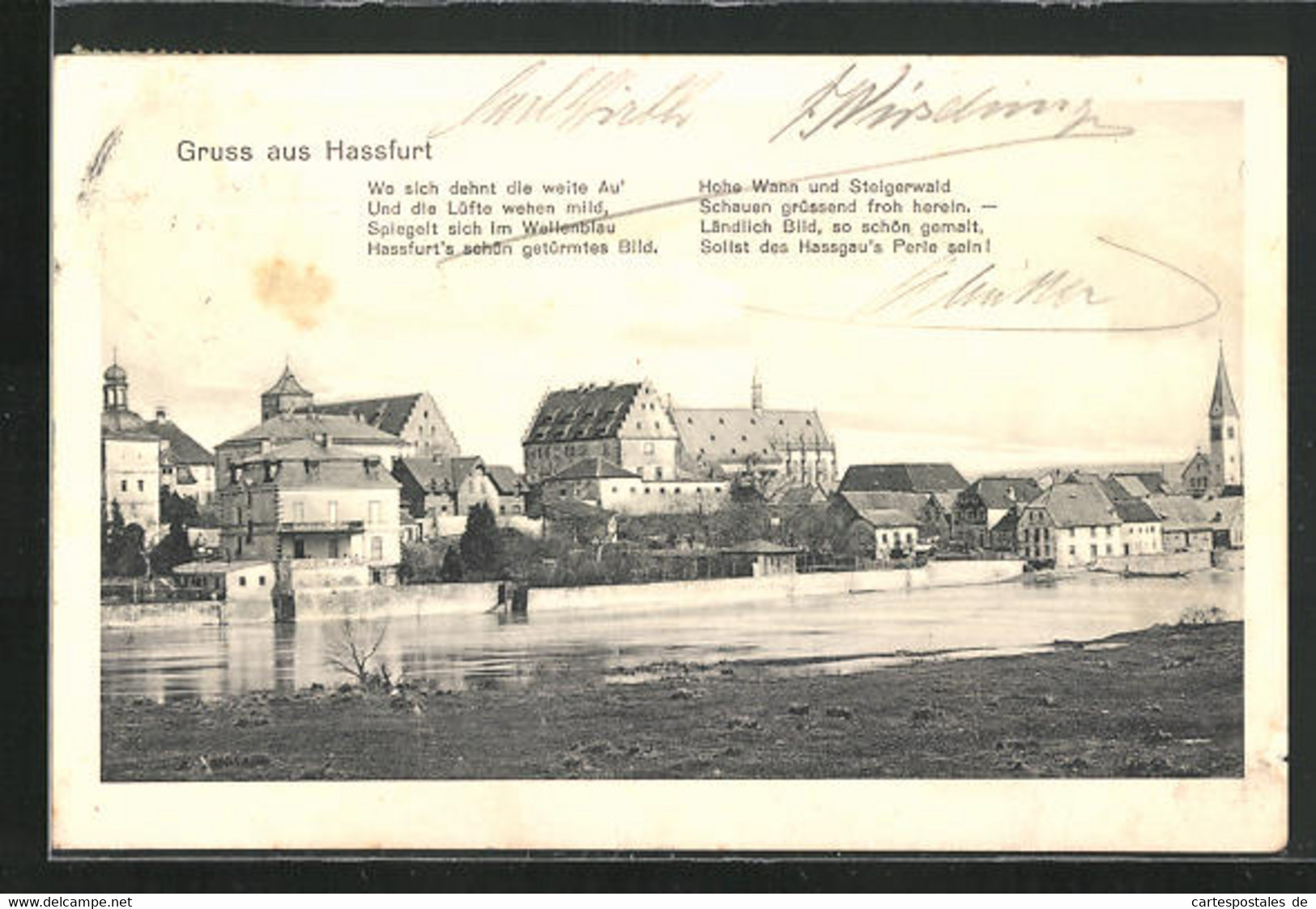 AK Hassfurt, Ortsansicht - Hassfurt