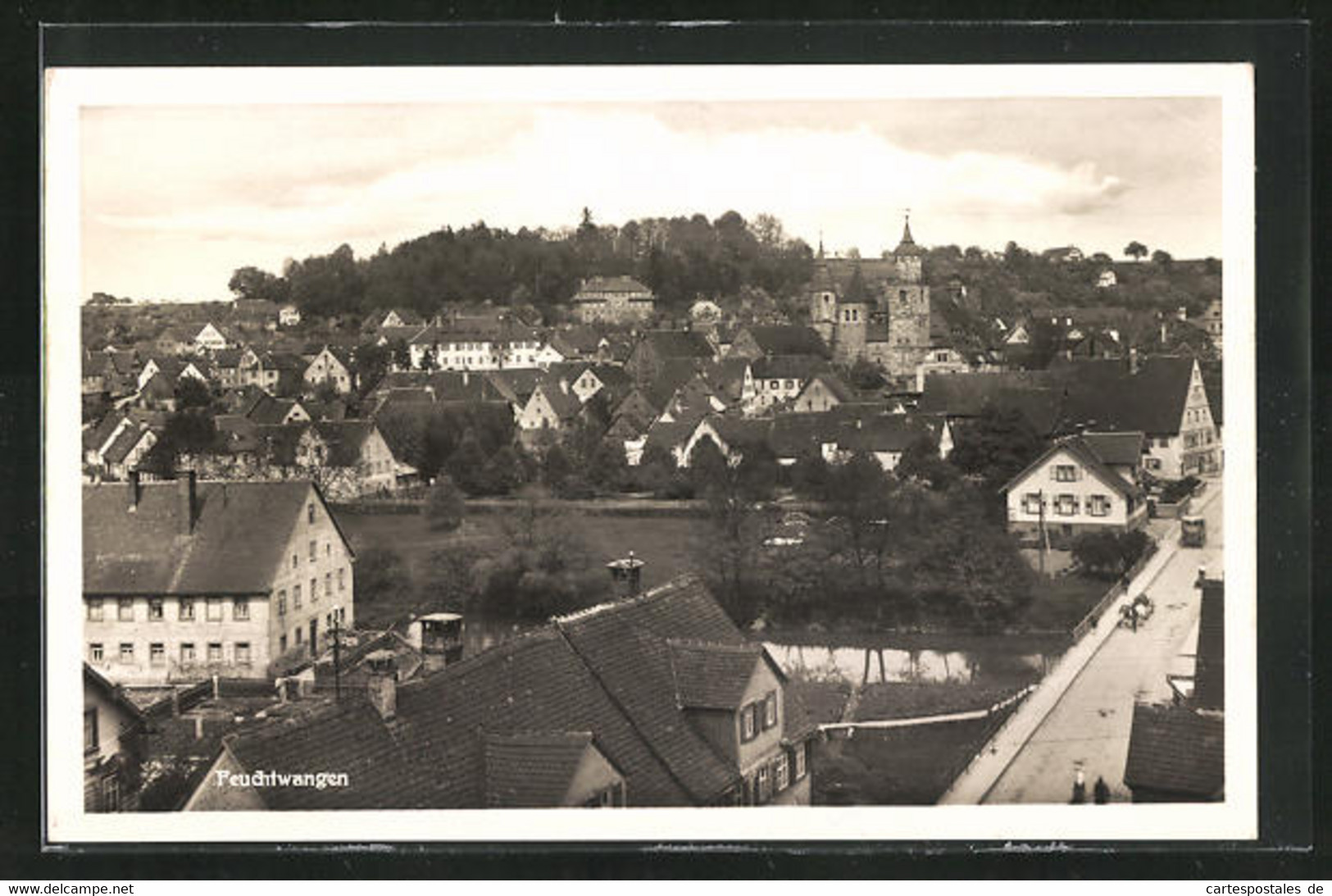 AK Feuchtwangen, Ortsansicht Aus Der Vogelschau - Feuchtwangen