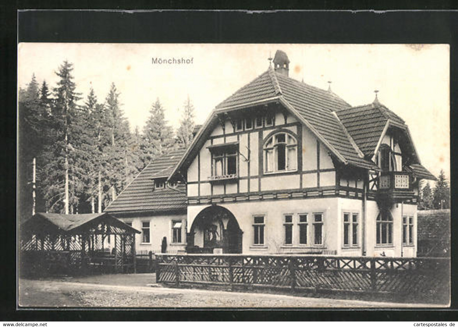 AK Elgersburg, Gasthaus Mönchhof - Elgersburg