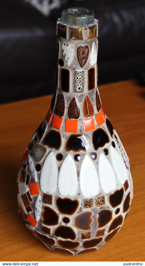 Artiste Joseph Borvari Montréal Bel Objet De Décoration Vintage Vase Avec émaux POTTERY SCULPTURE - Contemporary Art