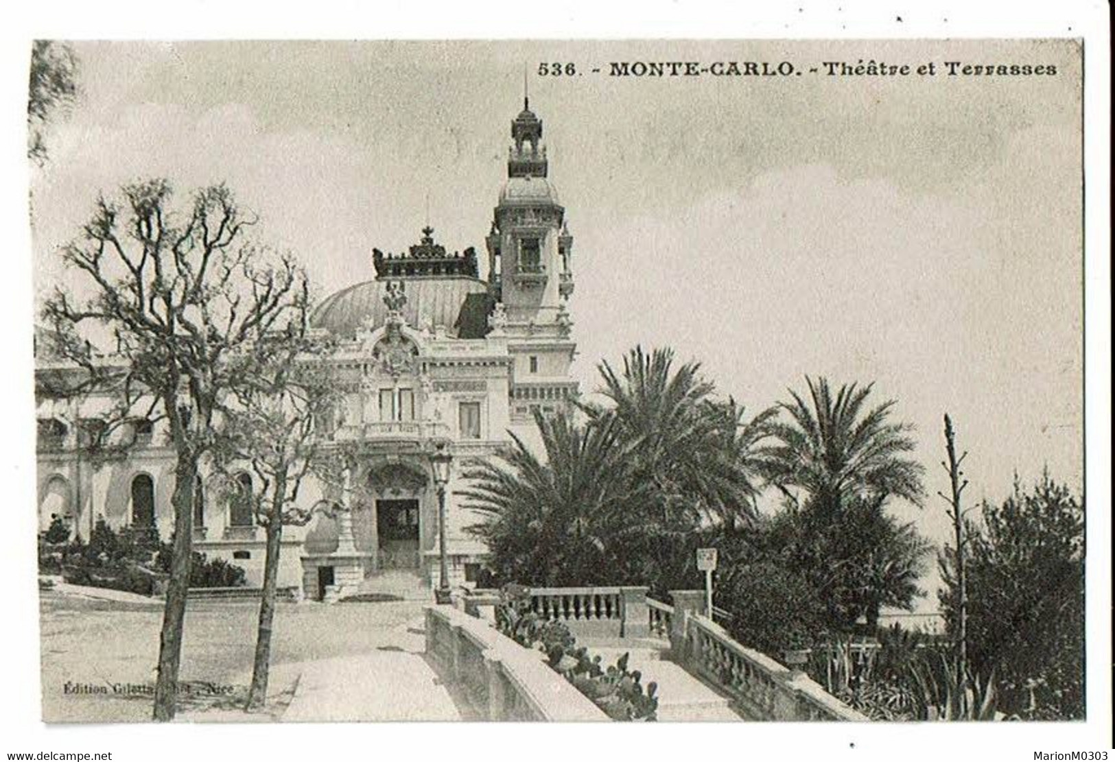 MONACO - Théâtre - 1923 - Opera House & Theather