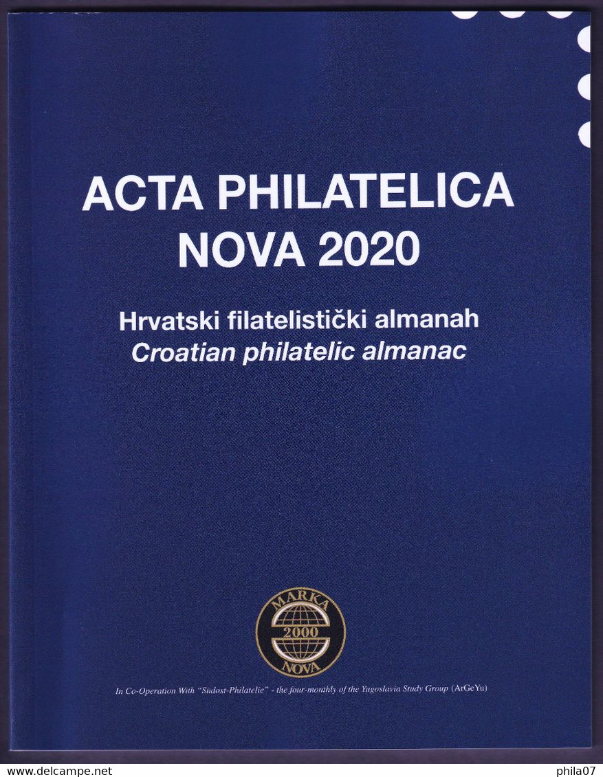 'ACTA PHILATELICA NOVA 2020.' PUBLISHED ANNUALLY. CROATIAN PHILATELIC ALMANAC - Other & Unclassified