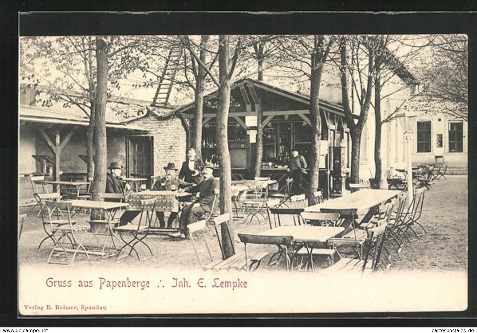 AK Henningsdorf, Gasthaus Papenberg, Inh. E. Lempke - Henningsdorf