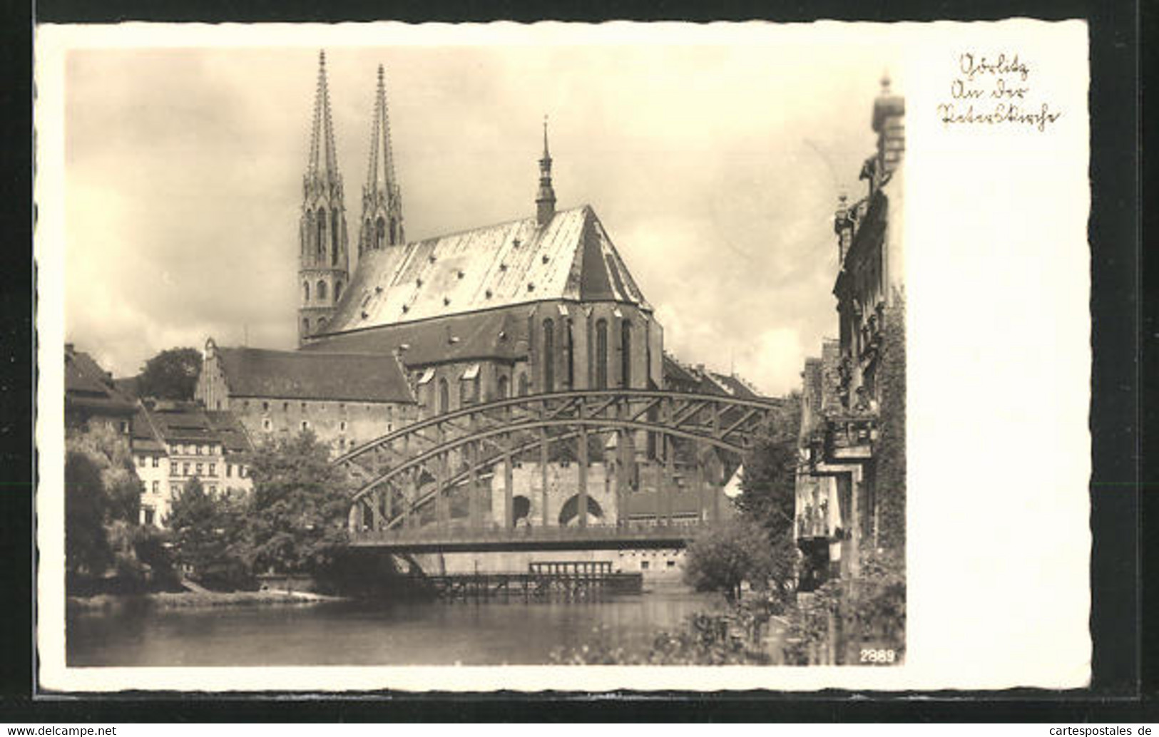 AK Görlitz, Altstadtbrücke Mit Peterskirche - Goerlitz