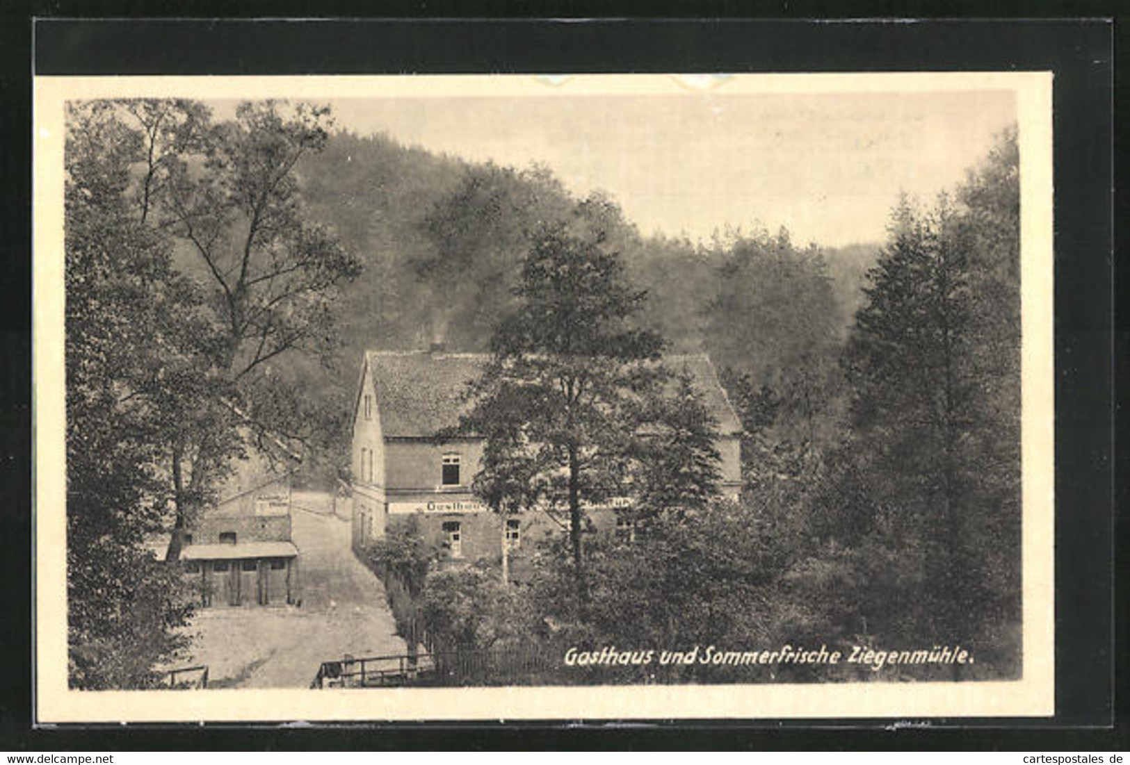 AK Hermsdorf / Thüringen, Gasthaus Ziegenmühle - Hermsdorf