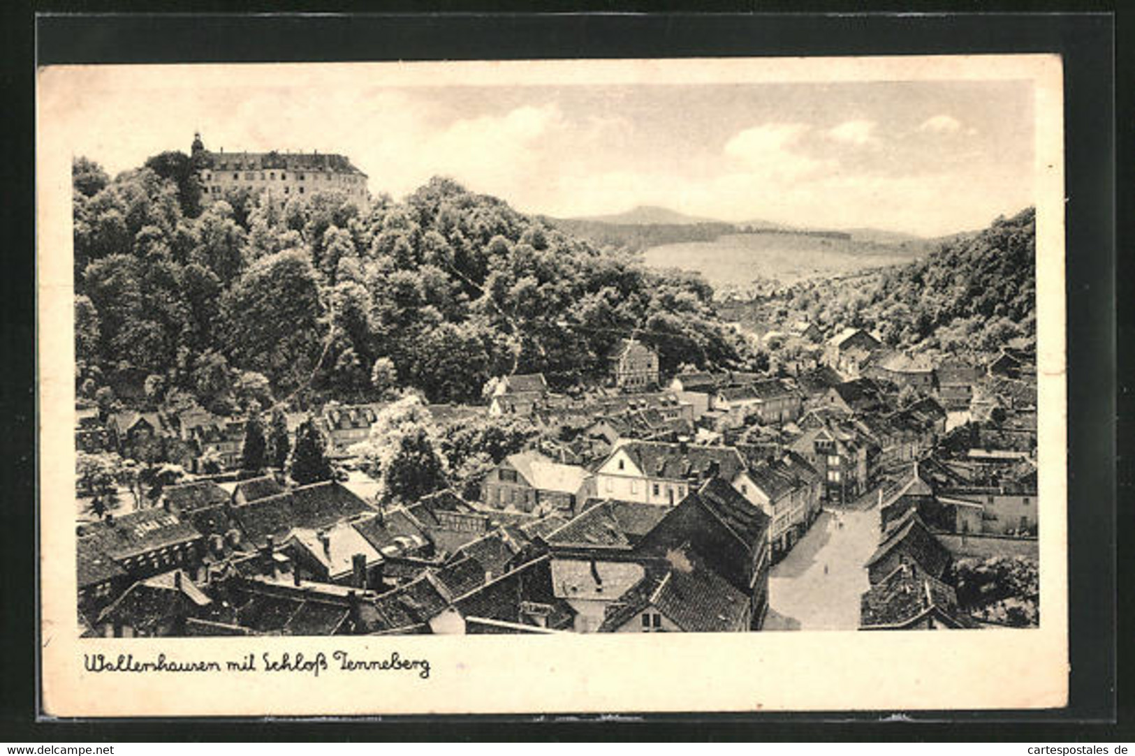 AK Waltershausen, Gesamtansicht Mit Schloss Tenneberg - Waltershausen