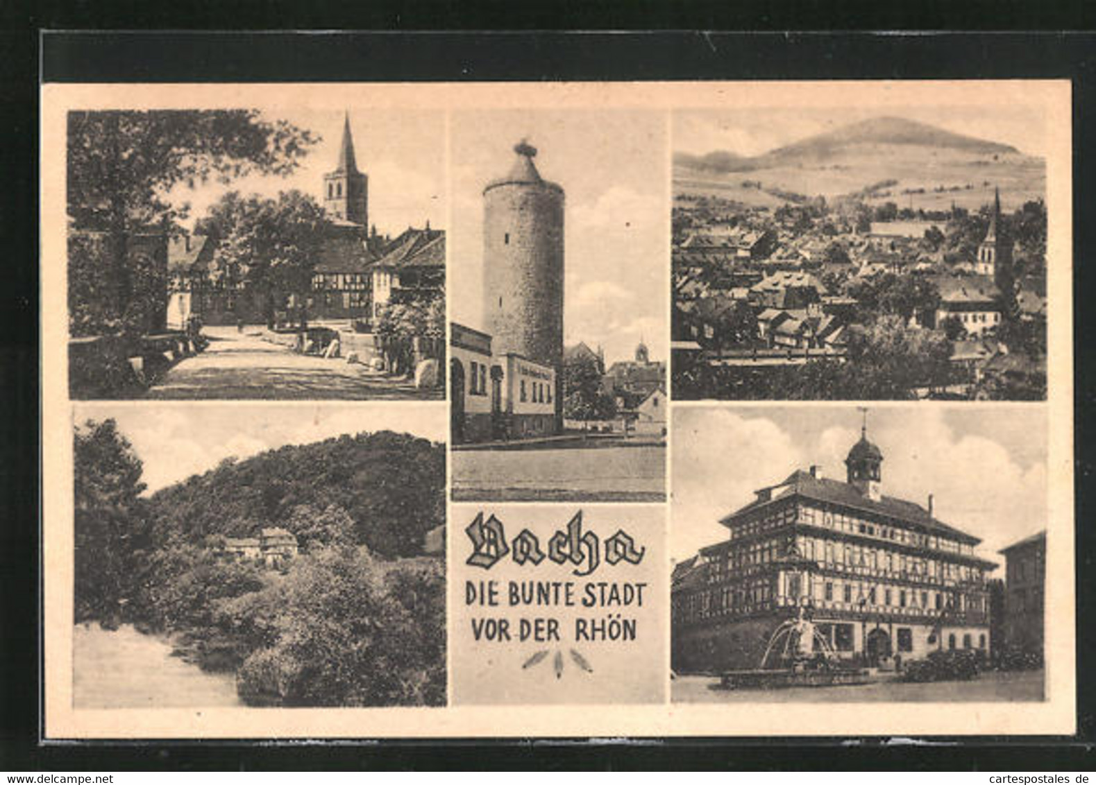 AK Vacha / Rhön, Rathaus, Turm, Teil- Und Gesamtansichten - Vacha