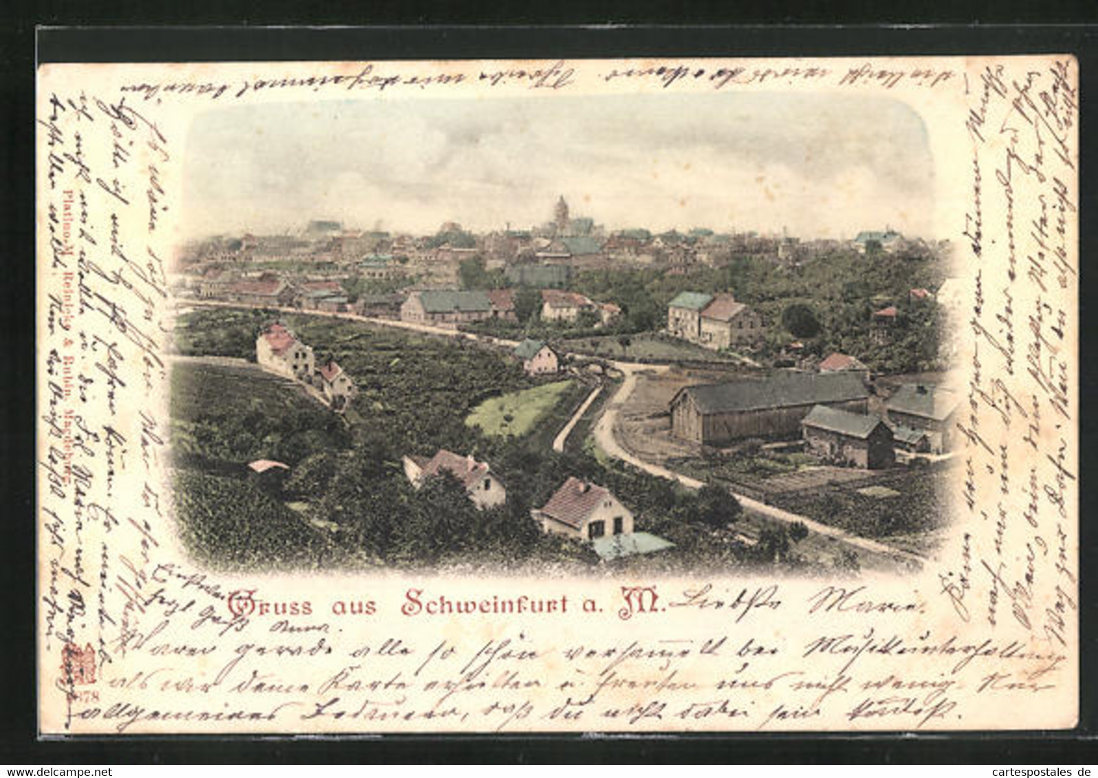 AK Schweinfurt A. M., Totalansicht - Schweinfurt