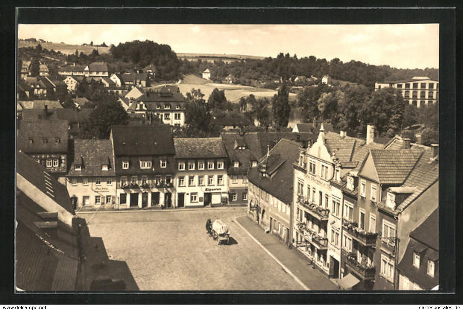 AK Lunzenau /Mulde, Hotel Schlesischer Hof - Lunzenau