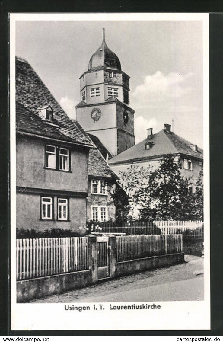 AK Usingen I. T., Laurentiuskirche - Usingen