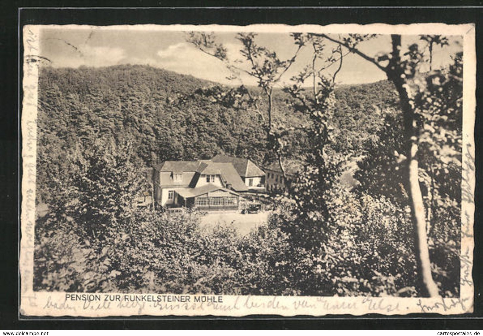 AK Usingen / Taunus, Pension Zur Runkelsteiner Mühle - Usingen