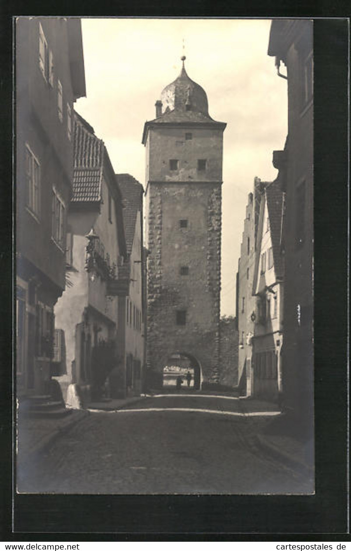 Foto-AK Ochsenfurt A. Main, Deutsche Jugendherberge, Klingenturm - Ochsenfurt