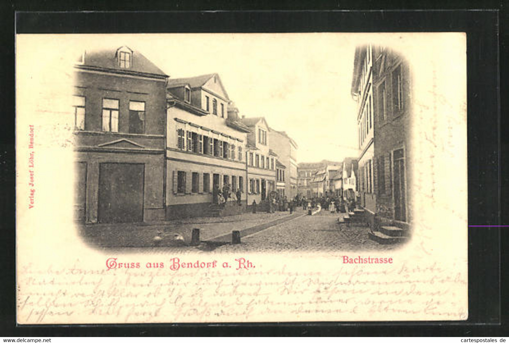 AK Bendorf A. Rh., Bachstrasse - Bendorf