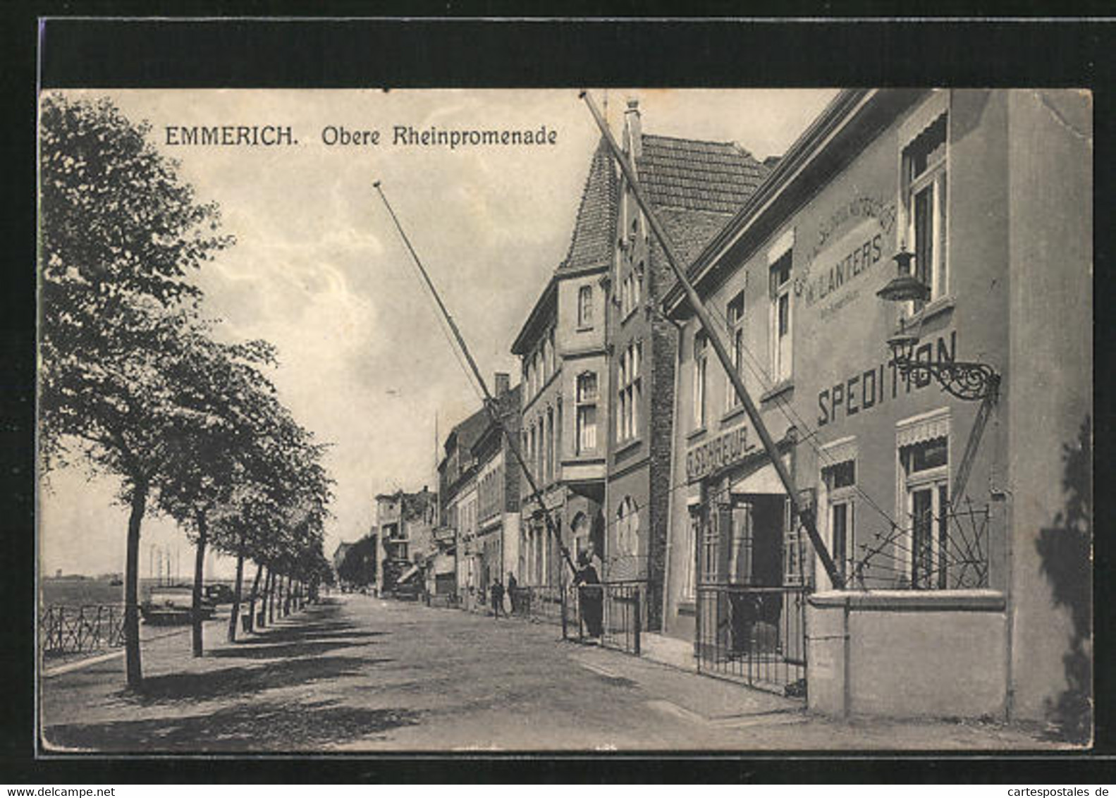 AK Emmerich, Obere Rheinpromenade - Emmerich