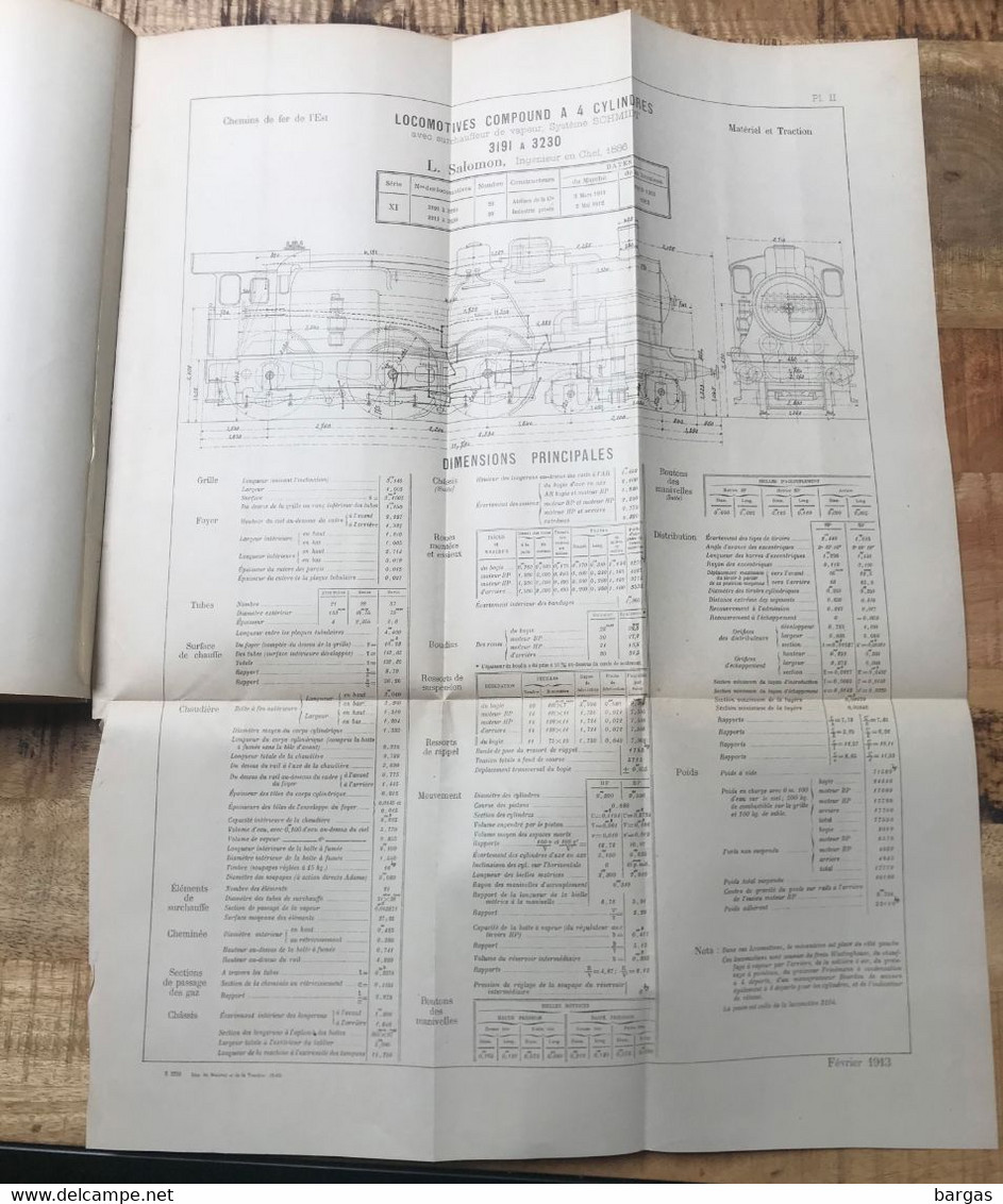 1913 beau livre de la Compagnie des chemins de fer de l'est exposition de gand train locomotive vapeur belles planches