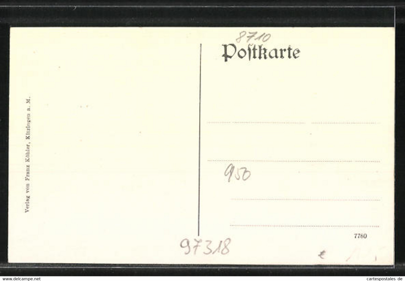 AK Kitzingen A. M., Protestantische Industrie- Und Haushaltungsschule - Kitzingen