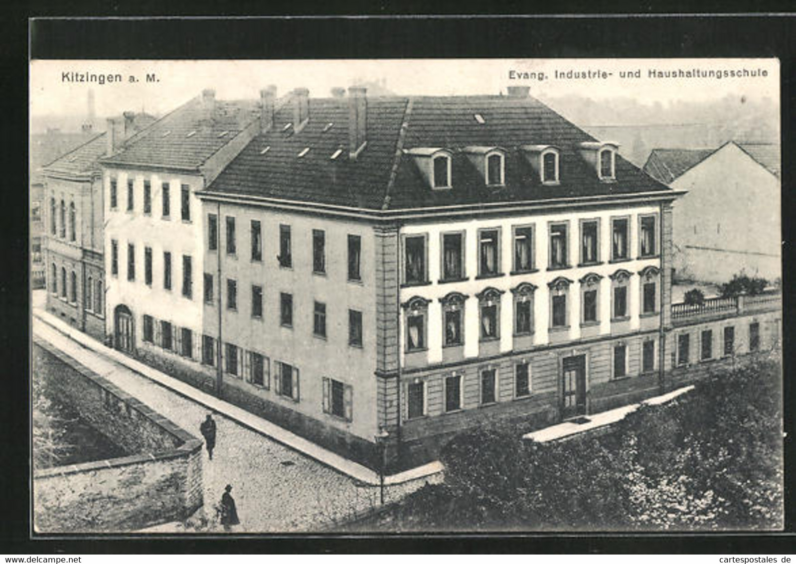 AK Kitzingen A. M., Evang. Industrie-u. Haushaltungsschule - Kitzingen