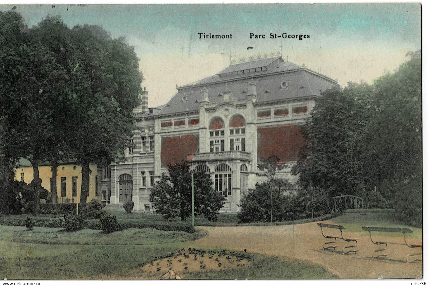 Tirlemont Parc St-Georges Circulée En 1920 - Tienen