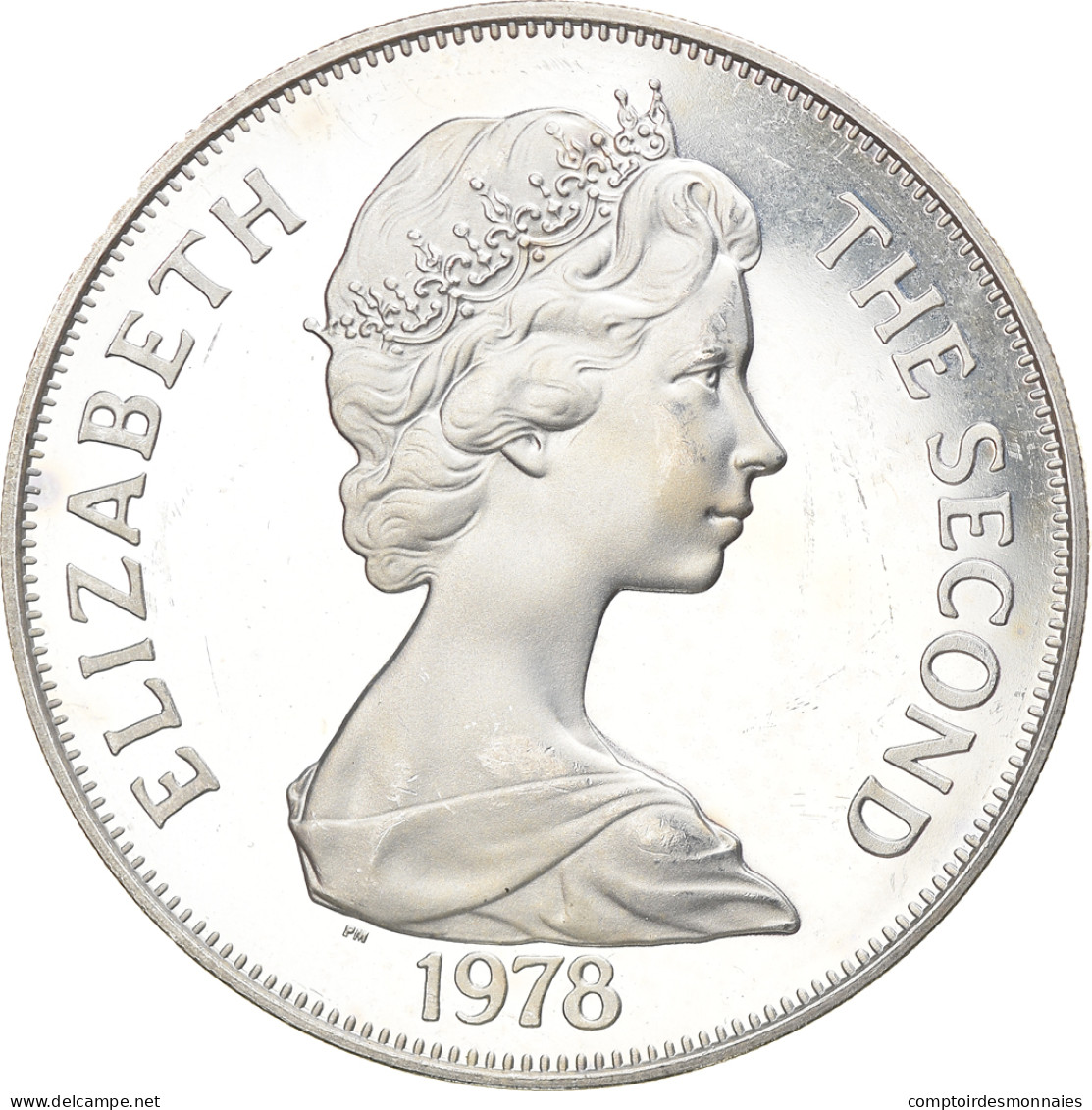 Monnaie, Tristan Da Cunha, Elizabeth II, Crown, 1978, Pobjoy Mint, SPL, Argent - Jungferninseln, Britische