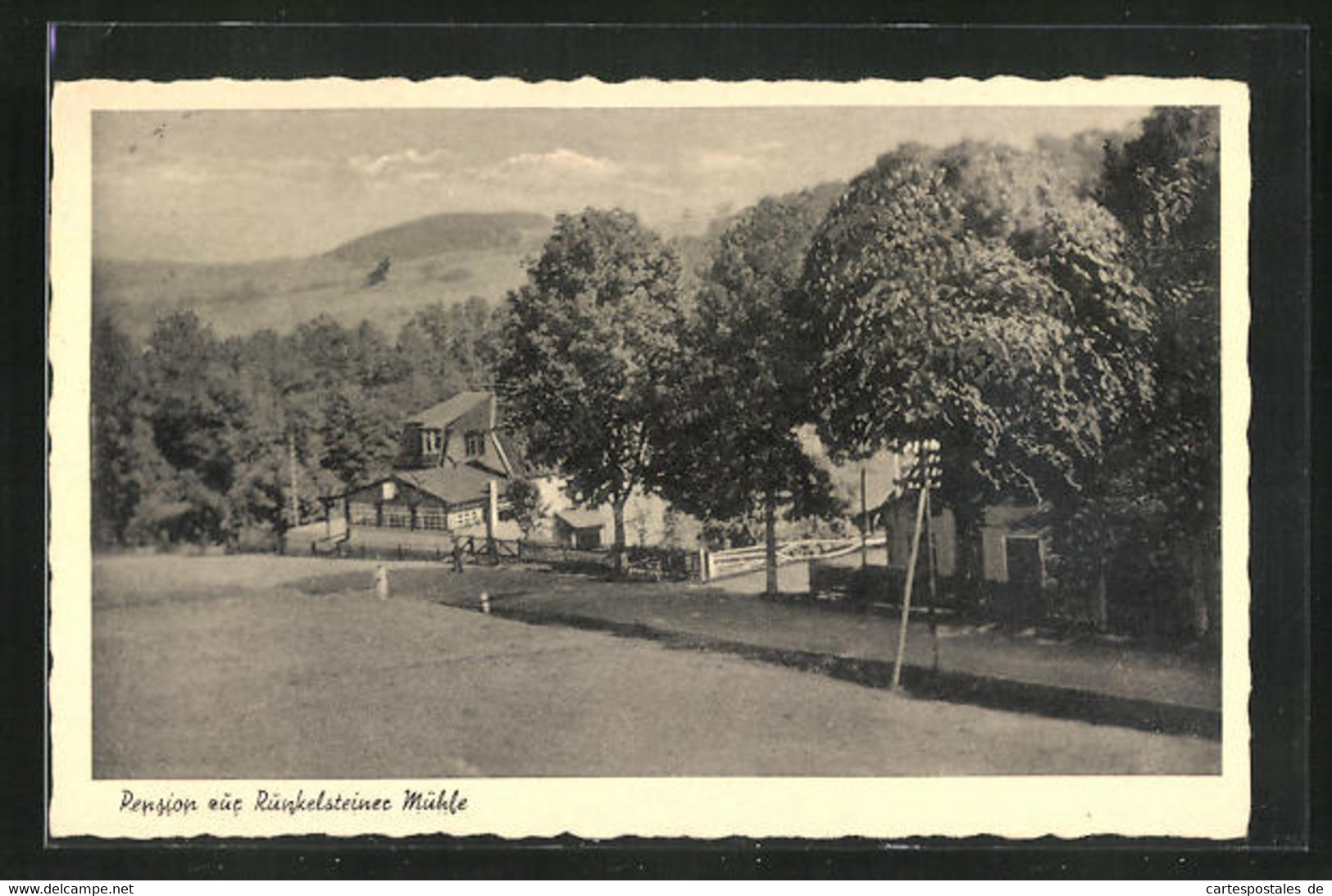 AK Usingen I. T., Pension Zur Runkelsteiner Mühle, Inh. Albert Müller - Usingen