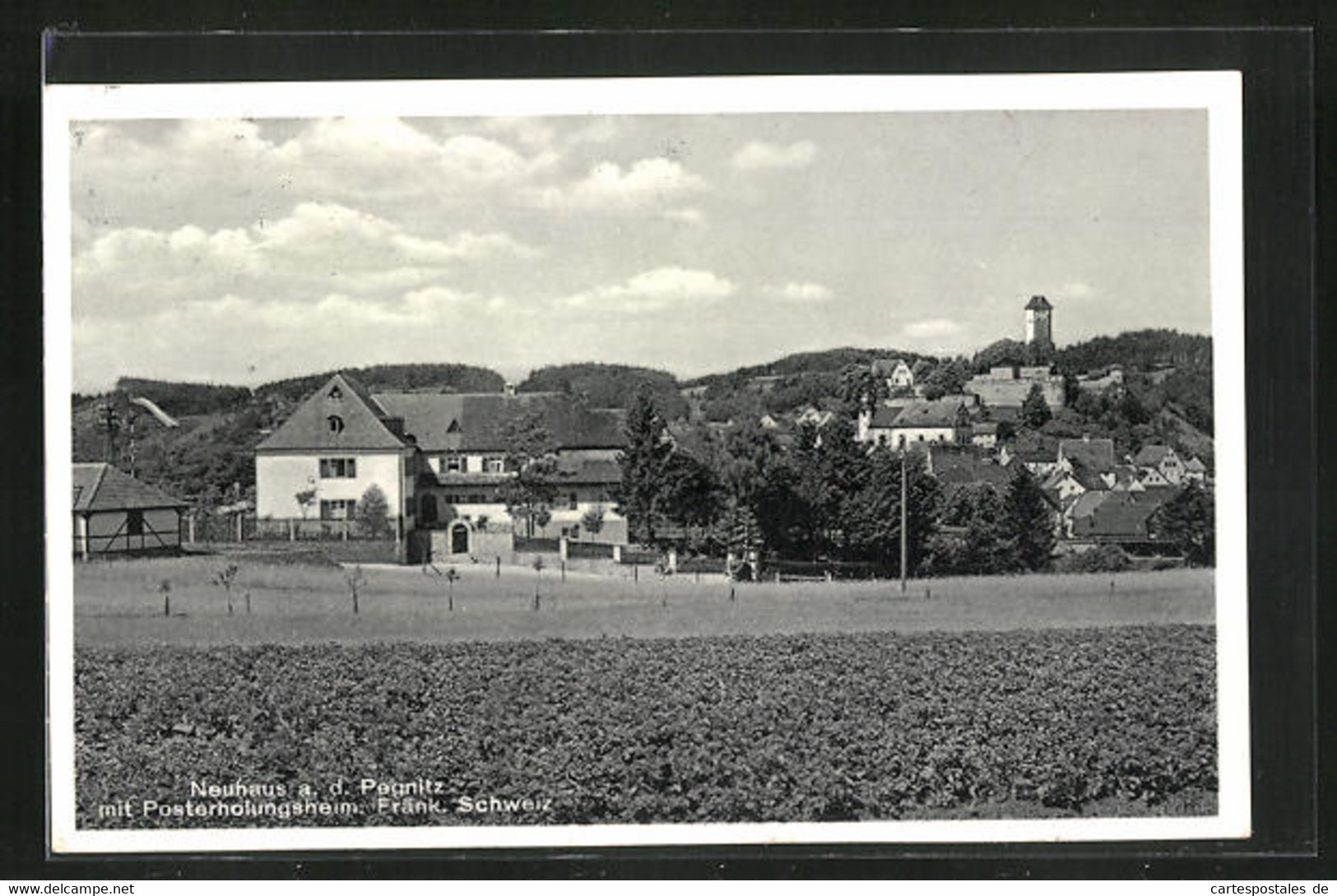 AK Neuhaus A. D. Pegnitz, Ortsansicht Mit Posterholungsheim - Pegnitz