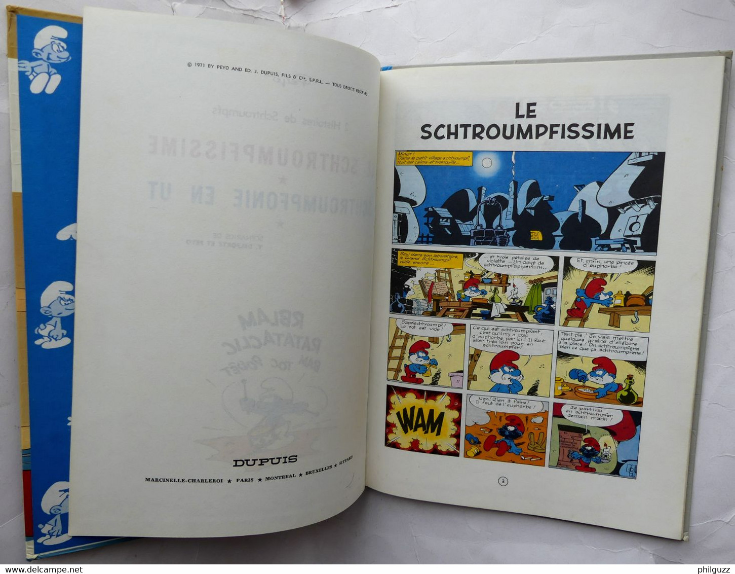 ALBUM BD ALBUM BD LE SCHTROUMPFISSIME 2 DUPUIS PEYO 1971 - 1972 - Schtroumpfs, Les - Los Pitufos