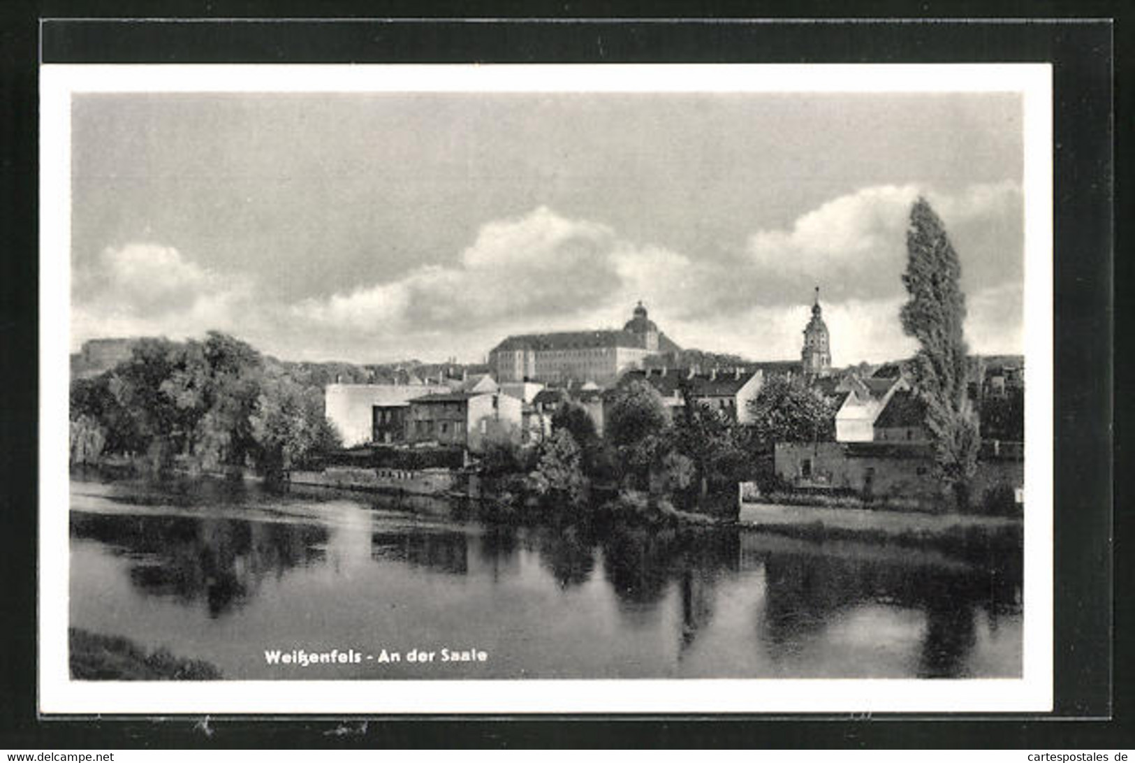 AK Weissenfels / Saale, Ortspartie Am Saale-Ufer - Weissenfels