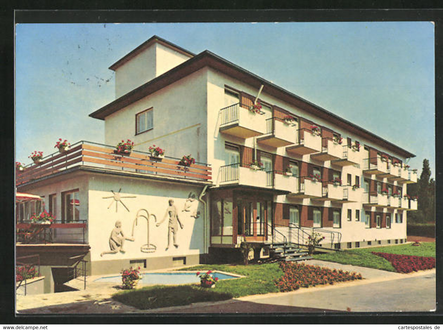 AK Bad Krozingen, Sanatorium Kölbl, Brunnenallee 29 U. 31 - Bad Krozingen