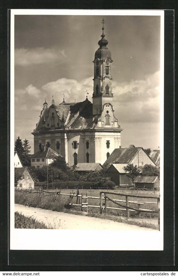 AK Schussenried / Württ., Wallfahrtskirche Steinhausen - Bad Schussenried