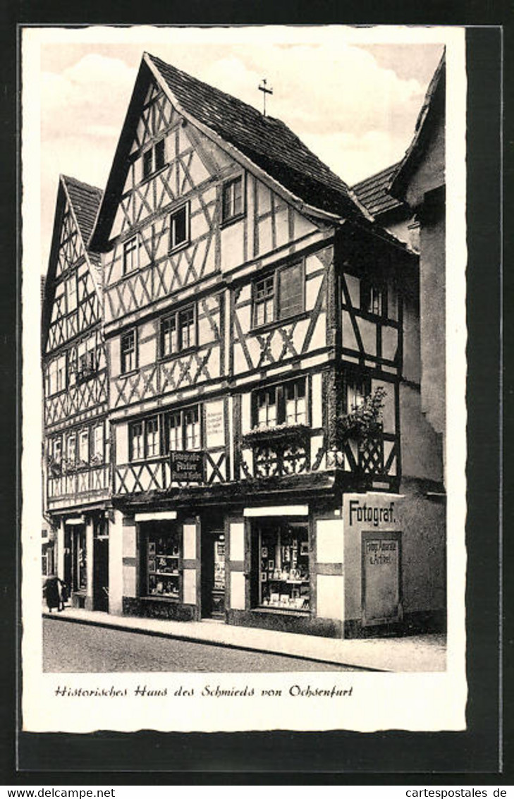 AK Ochsenfurt / Main, Historisches Haus Des Schmieds - Ochsenfurt