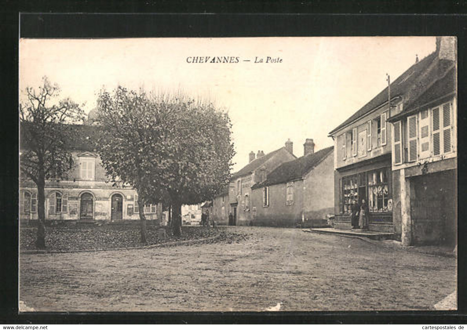CPA Chevannes, La Poste - Chevannes