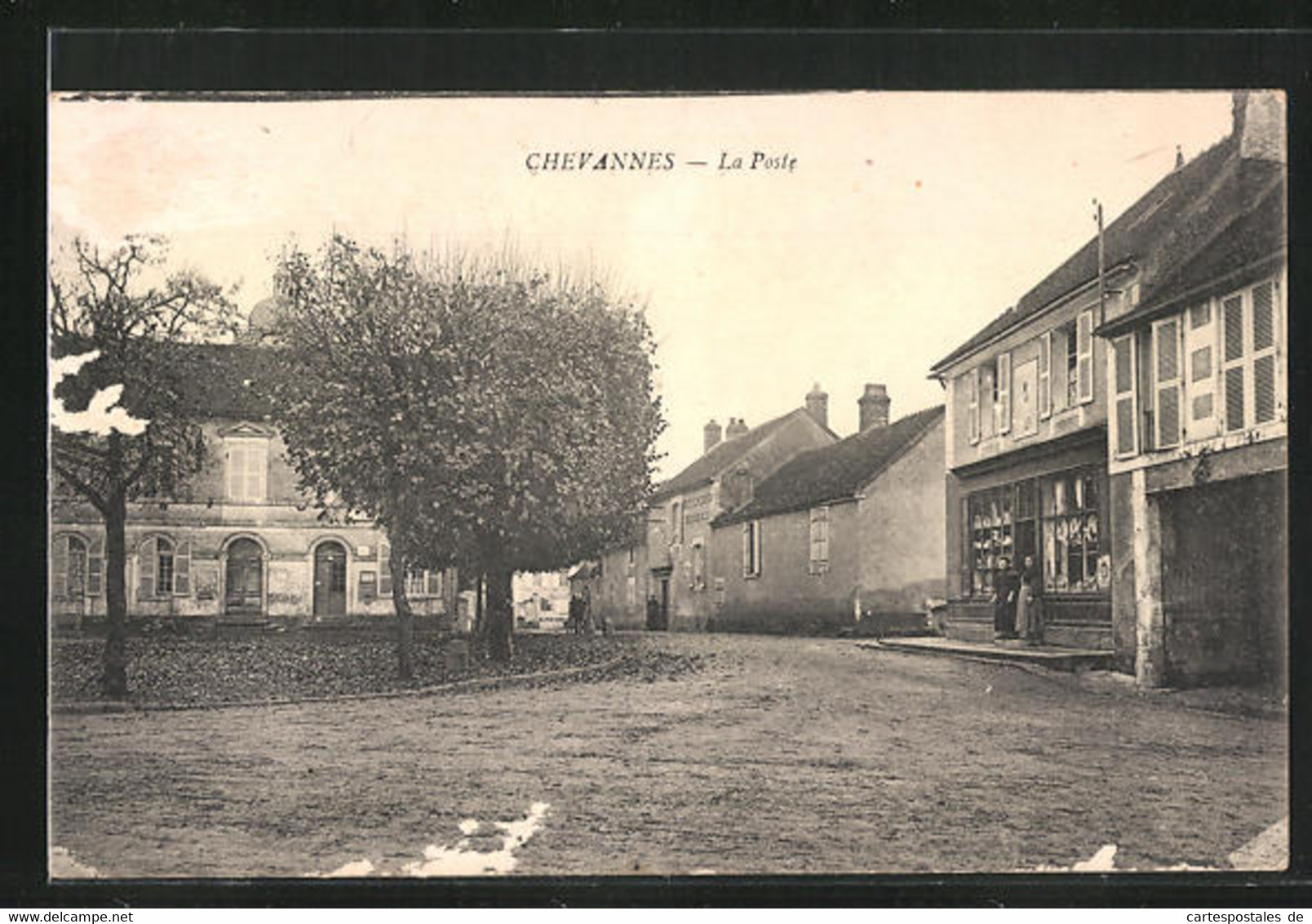 CPA Chevannes, La Poste - Chevannes
