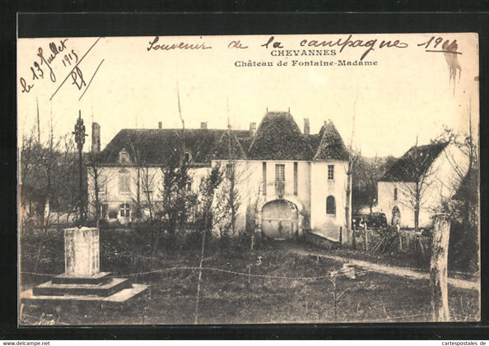 CPA Chevannes, Chateau De Fontaine-Madame - Chevannes