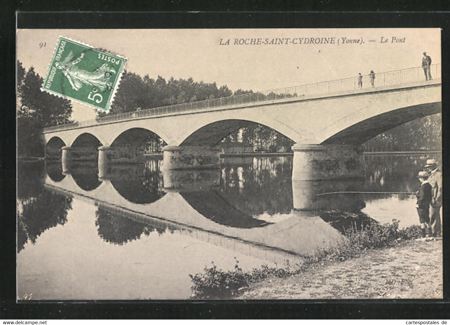 CPA La Roche Saint Cydroine, Le Pont - Cydroine