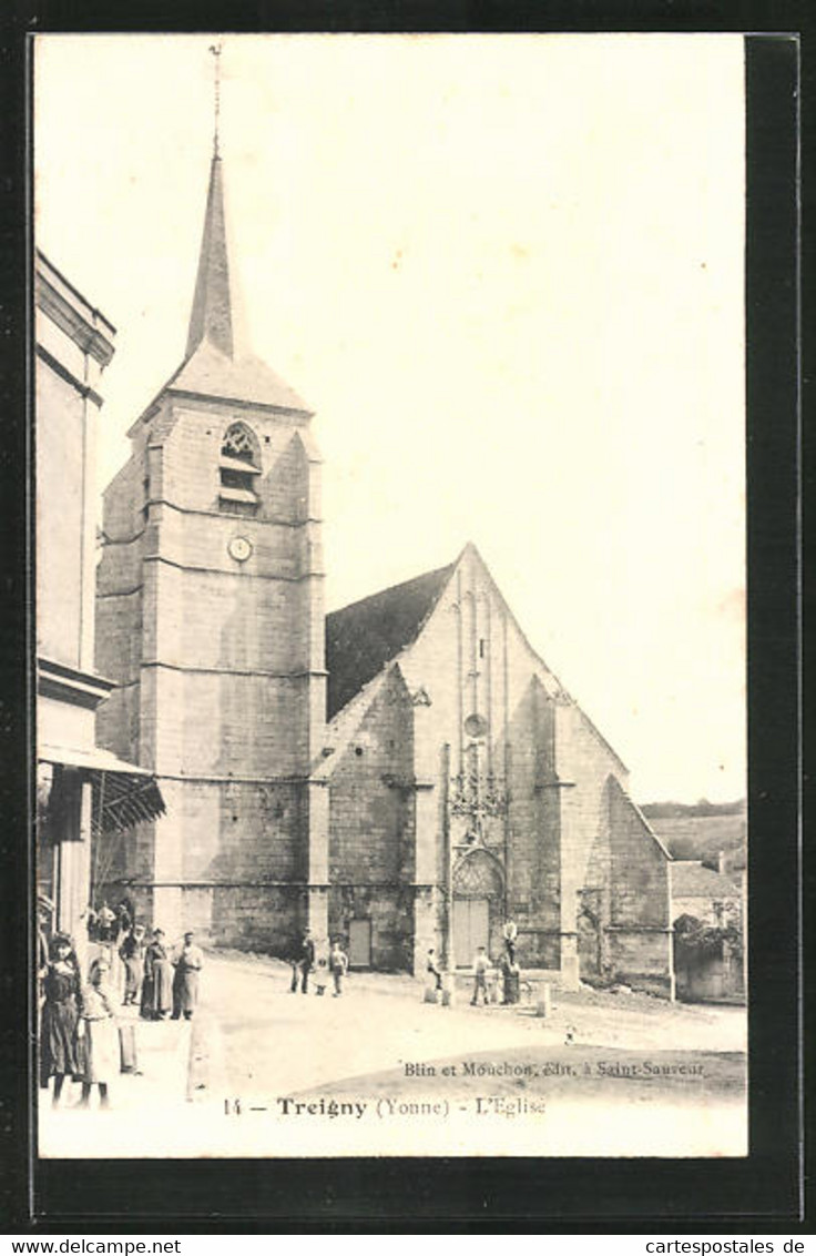 CPA Treigny, L`Eglise - Treigny