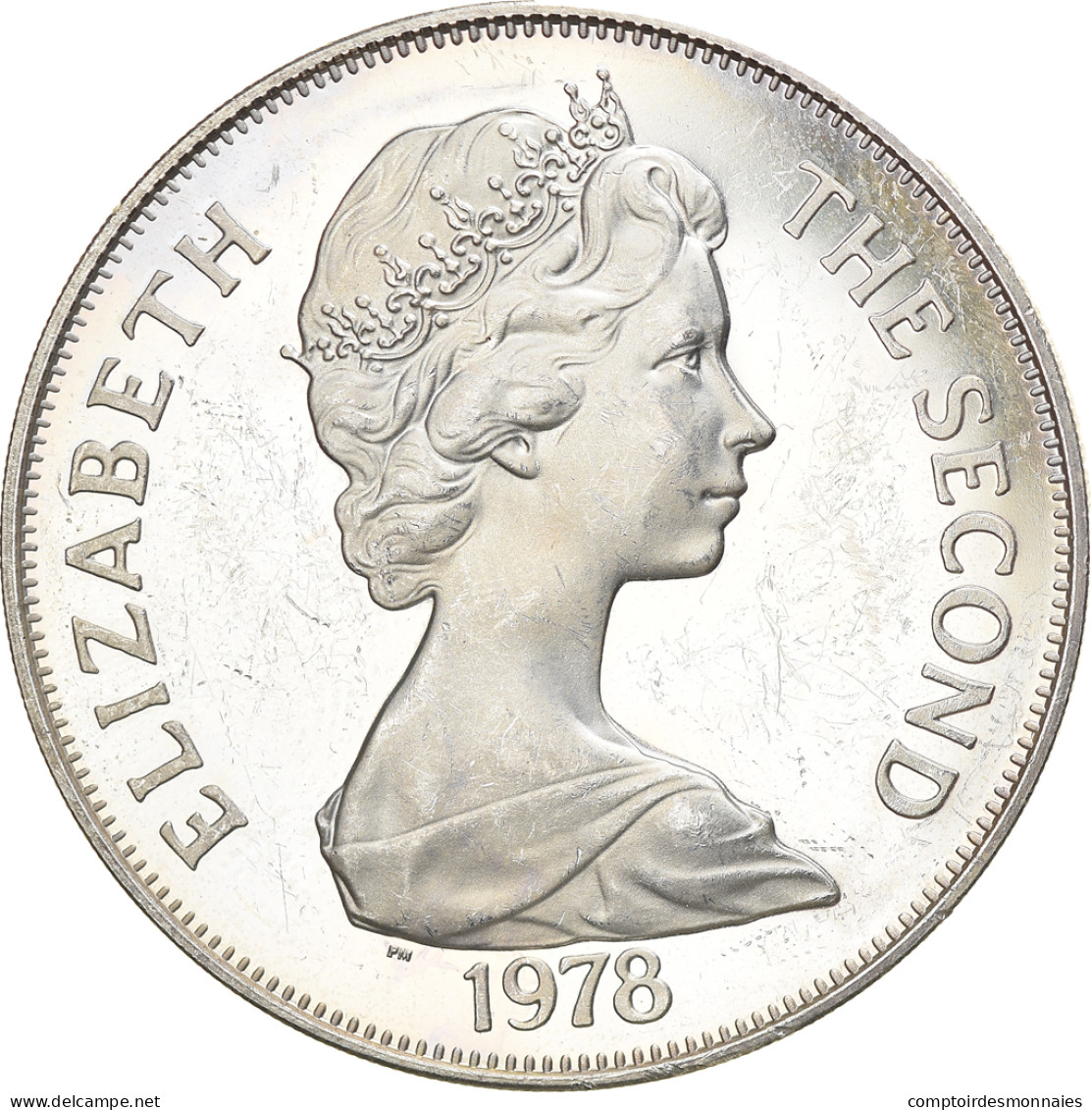 Monnaie, Tristan Da Cunha, Elizabeth II, Crown, 1978, Pobjoy Mint, SPL, Argent - Iles Vièrges Britanniques