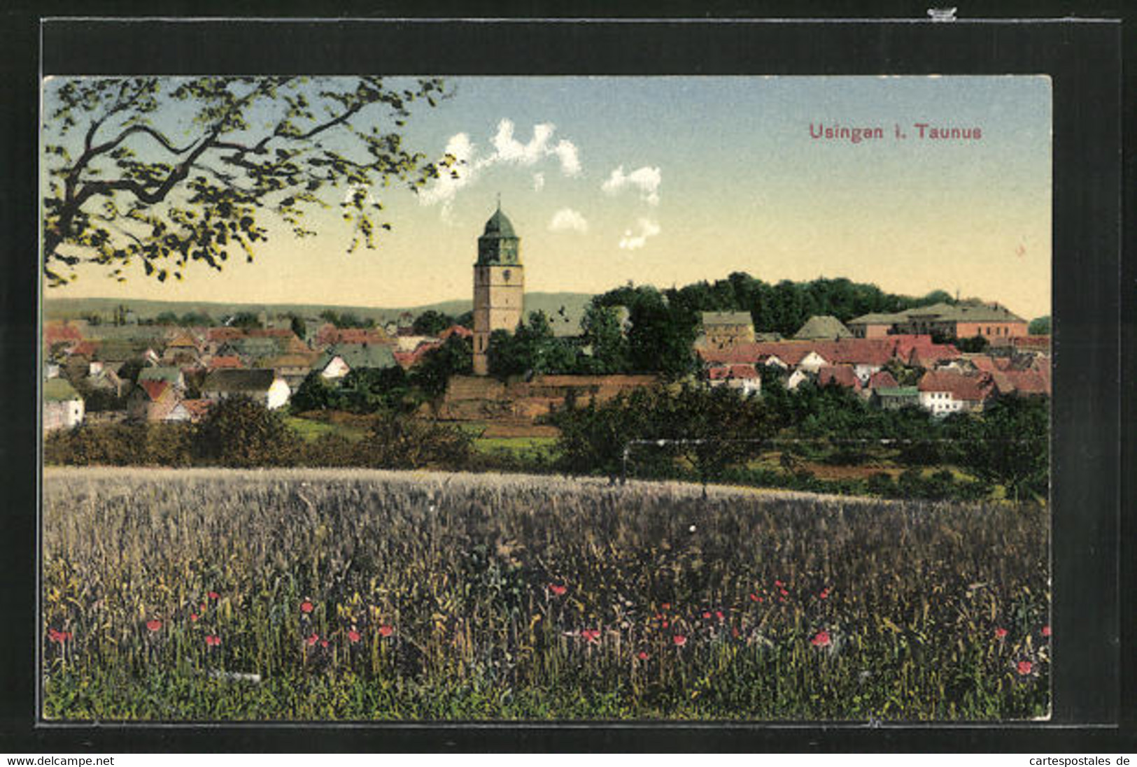 AK Usingen / Taunus, Totalansicht - Usingen