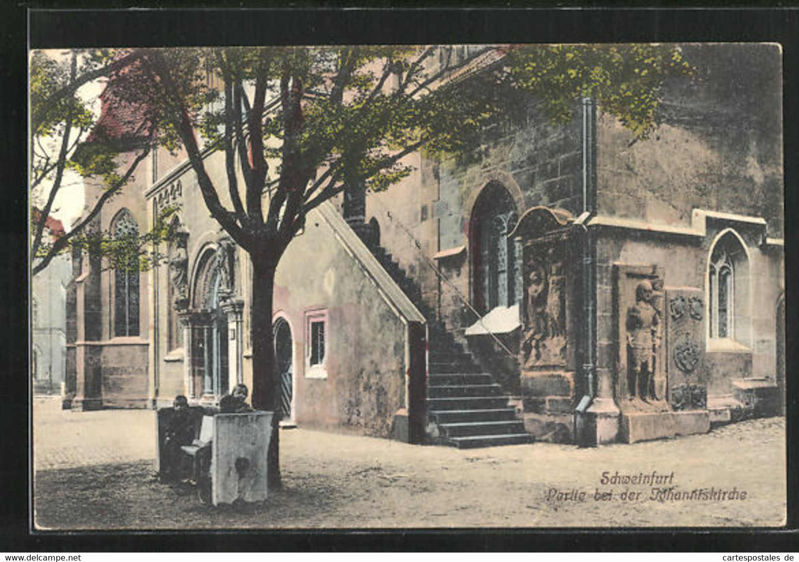 AK Schweinfurt, Partie Bei Der Johanniskirche - Schweinfurt