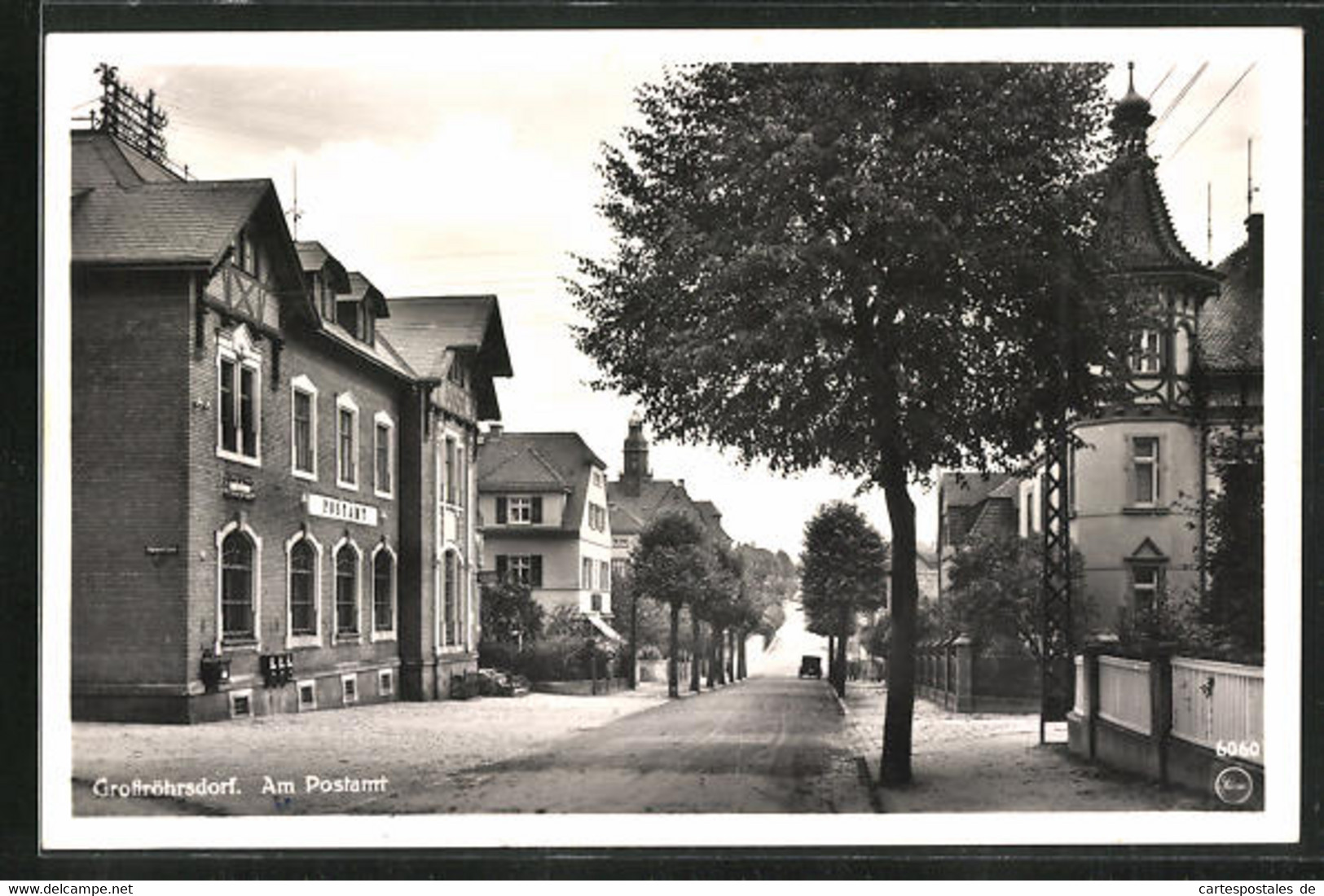 AK Grossröhrsdorf, Am Postamt - Grossroehrsdorf