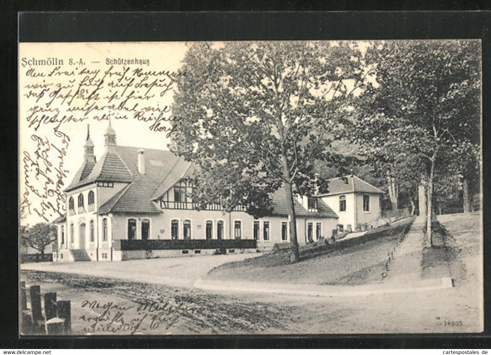 AK Schmölln /S.-A., Gasthaus Schützenhaus - Schmölln