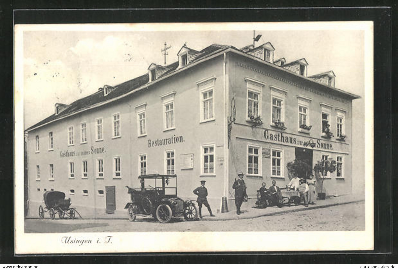 AK Usingen / Taunus, Gasthaus Zur Sonne - Usingen