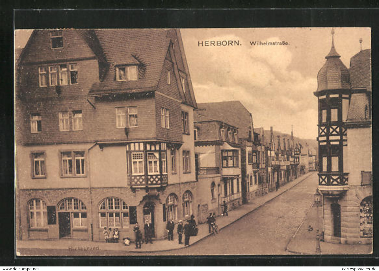 AK Herborn, Wilhelmstrasse, Hickegrund - Herborn