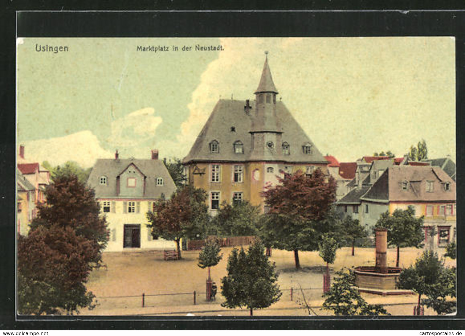 AK Usingen I. T., Marktplatz In Der Neustadt - Usingen