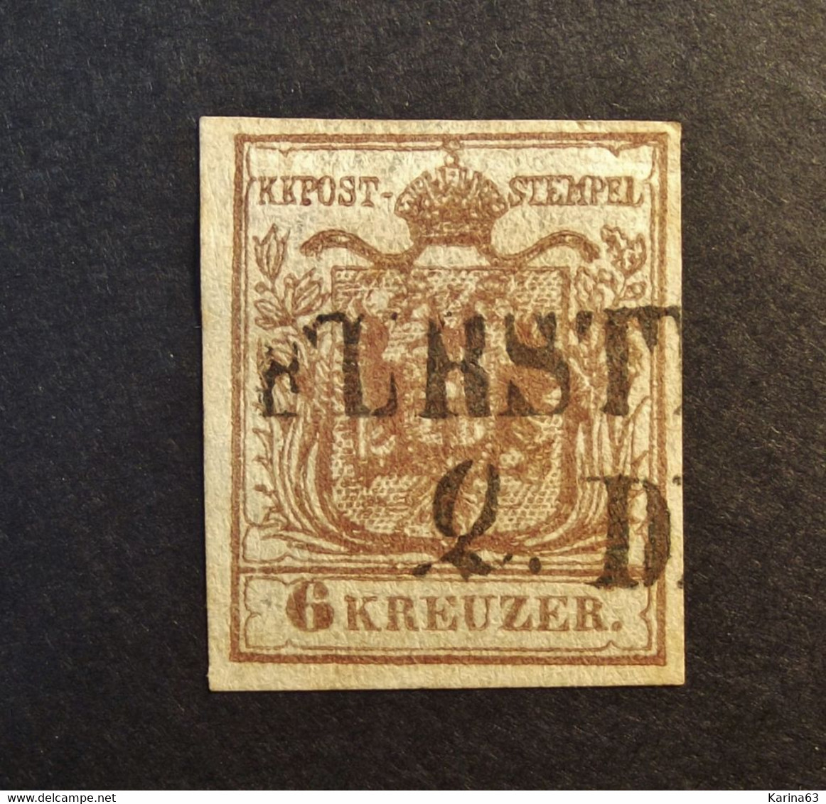 Österreich - Autriche - 1850 - Wappen 1850 - Michel-Nr. 4 - Gestempeld - Used Stamps