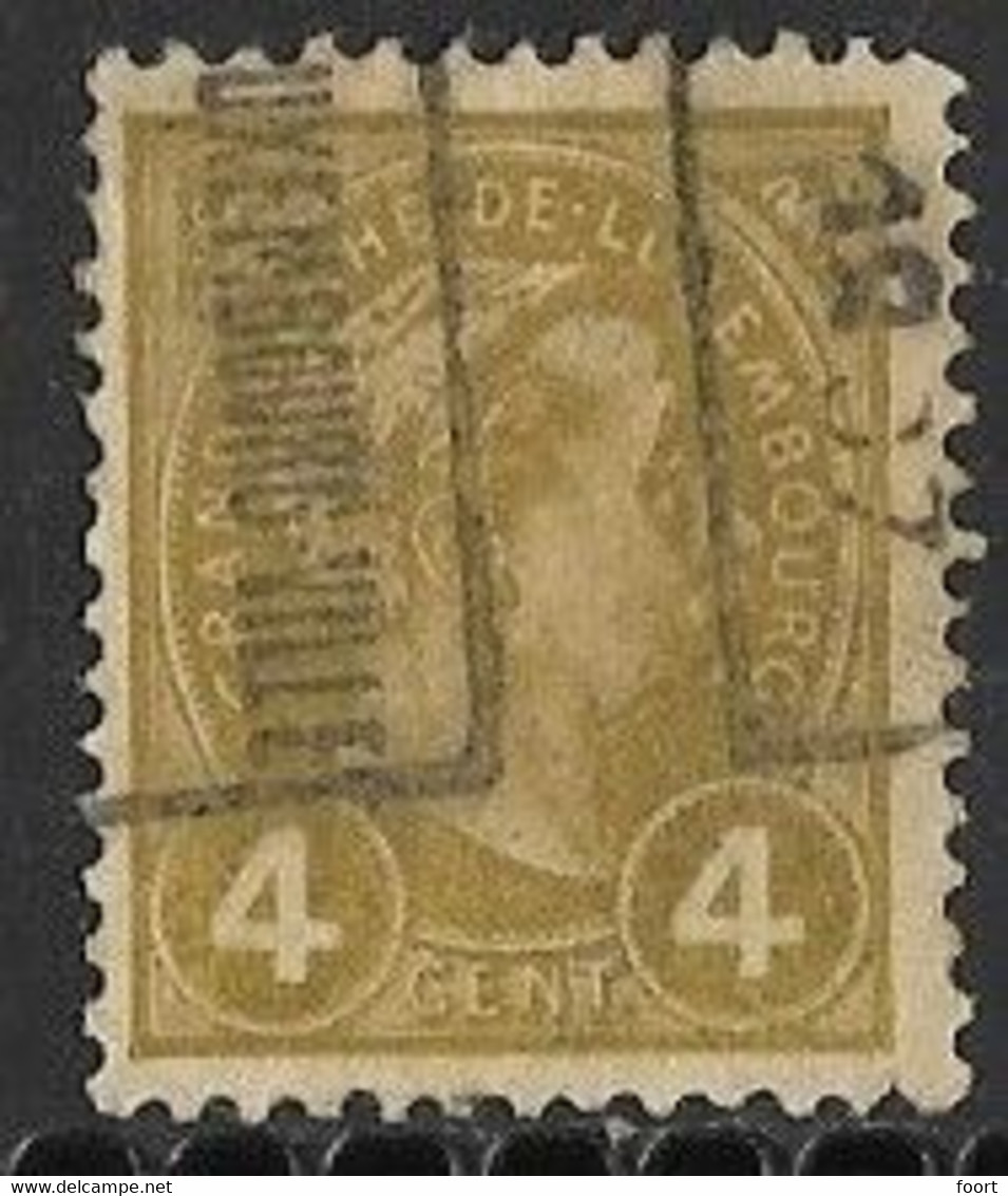 Luxembourg  1907  Prifix Nr.  45B Met Misvormde 9 - Préoblitérés