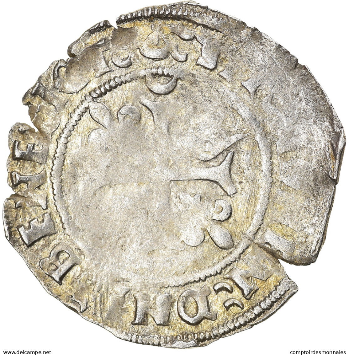 Monnaie, France, Charles VIII, Hardi, Bordeaux, TB+, Billon, Duplessy:598 - 1483-1498 Karl VIII. Der Freundliche