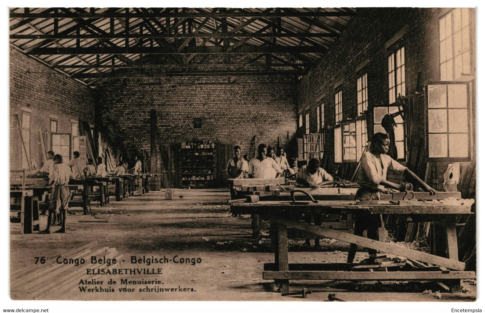 CPA Carte Postale  Congo Kinshasa- Elisabethville- Atelier De Menuiserie    VM33422at - Lubumbashi