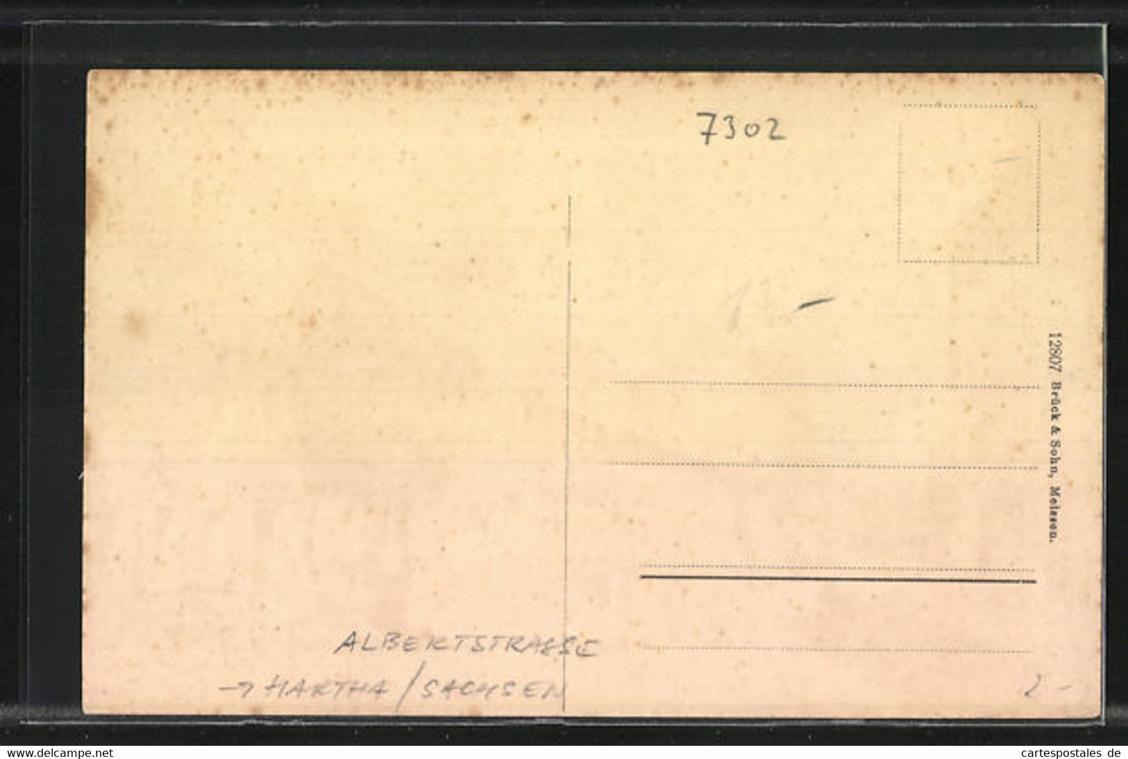 AK Hartha /Sachsen, Albertstrasse Im Sonnenschein - Hartha